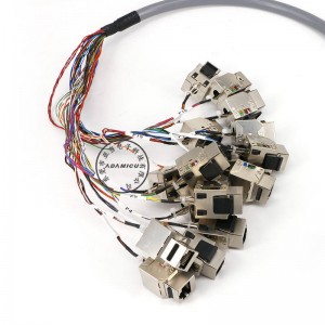 výrobci komunikačních kabelů delander 64p samec do rj45
